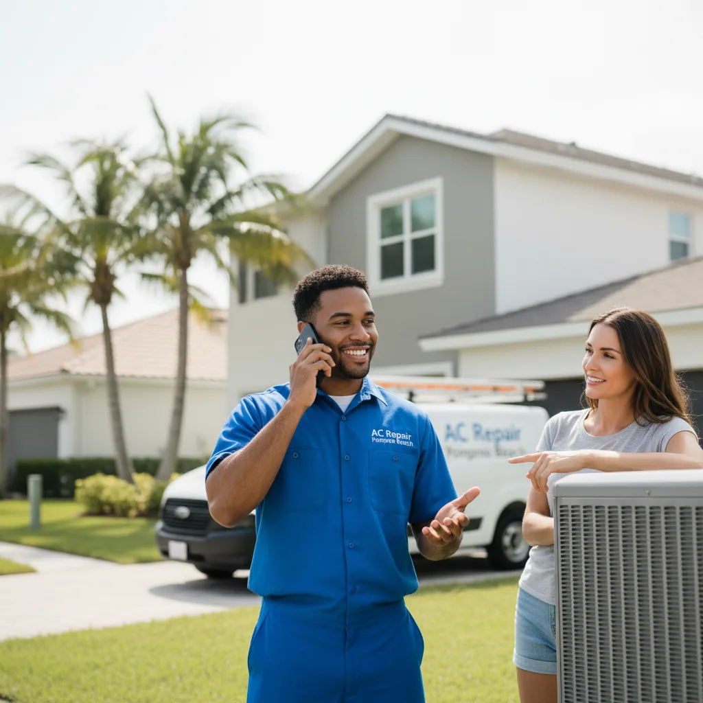 AC Repair Pompano Beach customer support in Rio
